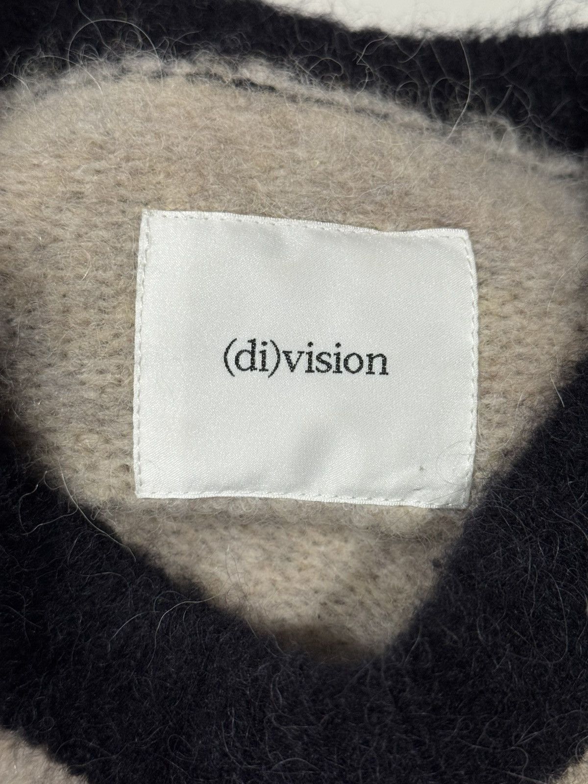 (di)vision Division (di)vision Striped Logo Knit Alpaca Wool Sweater L Size US L / EU 52-54 / 3 - 4 Thumbnail