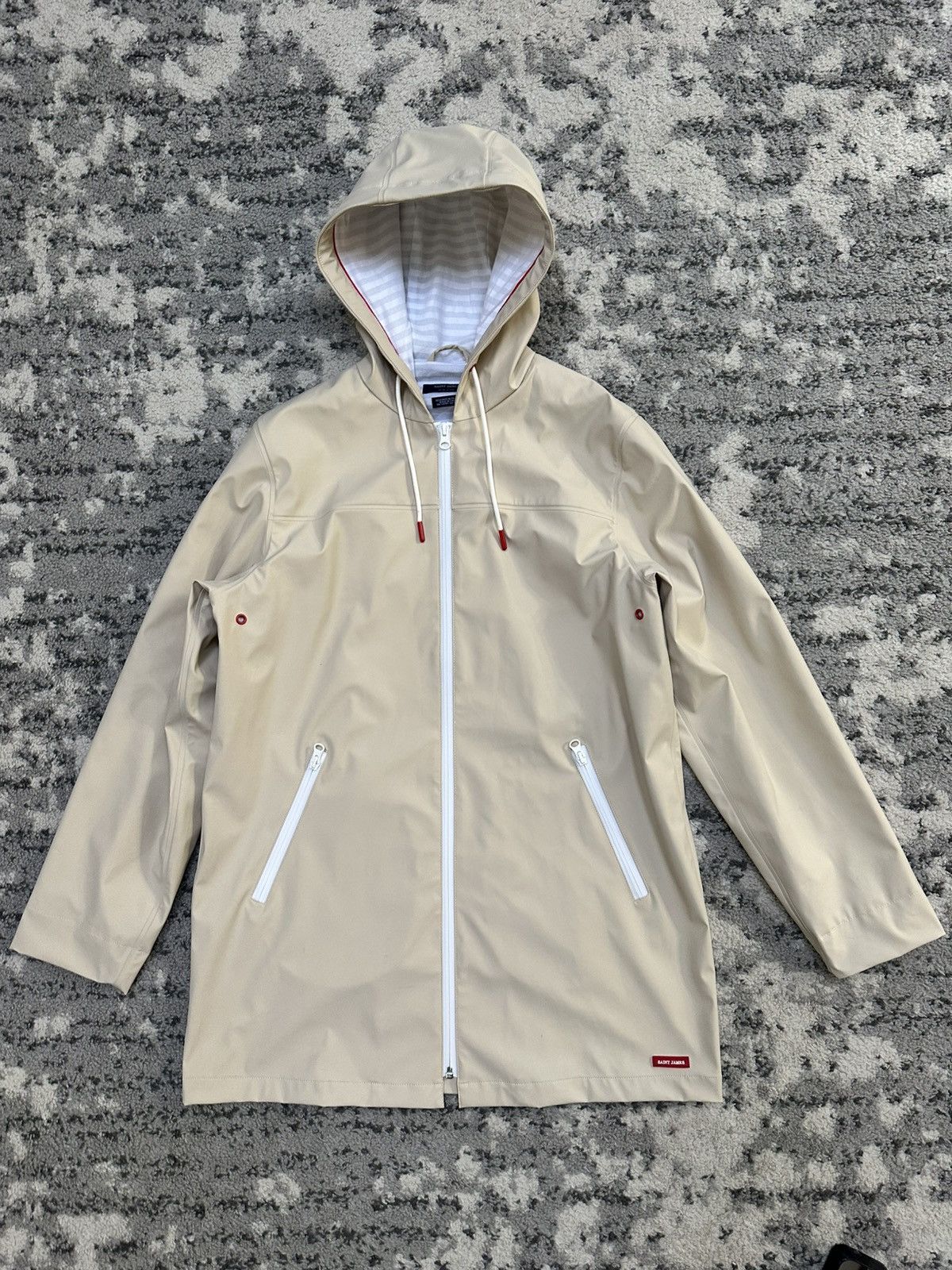 Saint James × Yves Saint Laurent Saint James ST Saint Emma Raincoat Jacket Size M / US 6-8 / IT 42-44 - 1 Thumbnail
