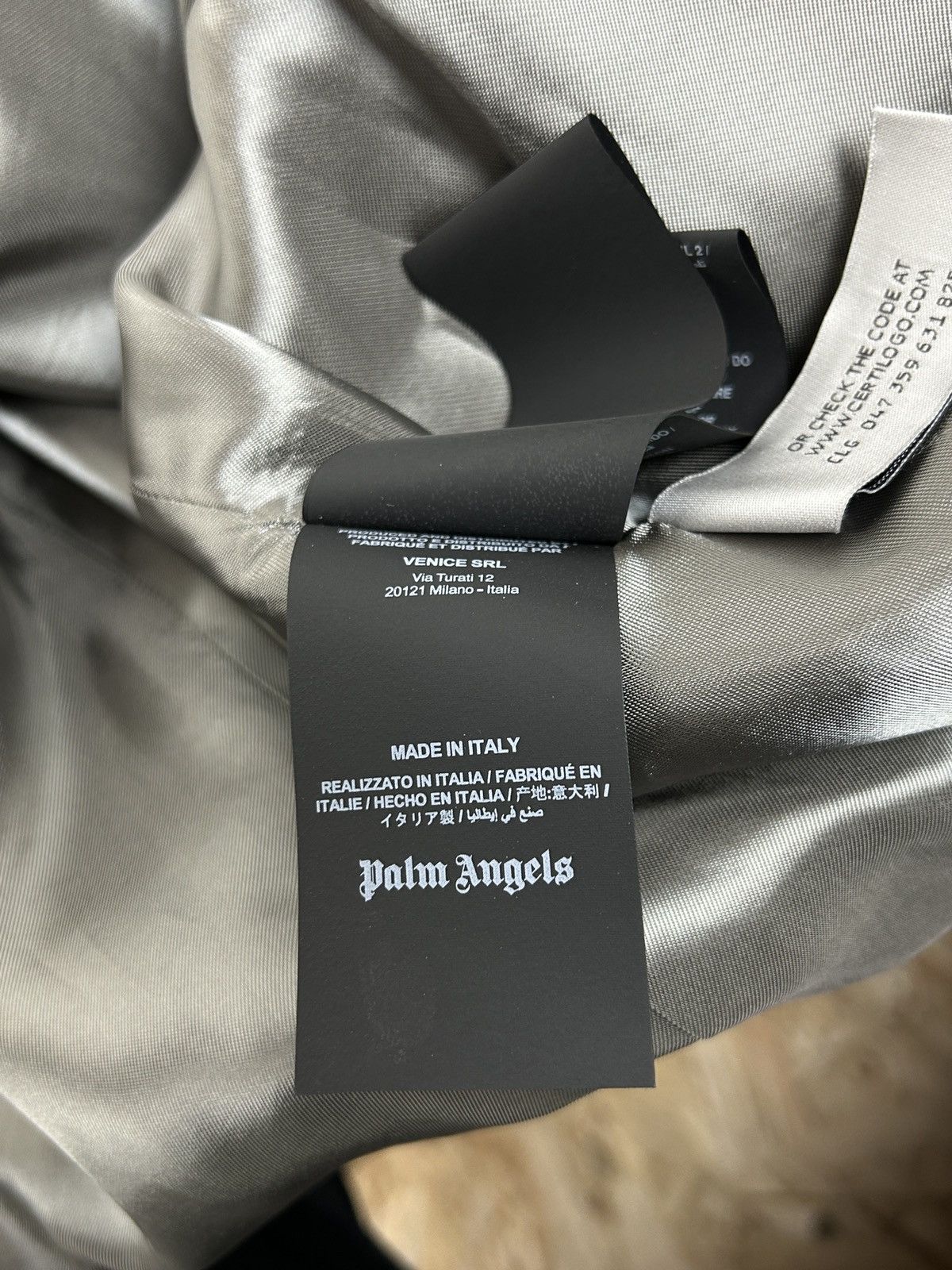 Palm Angels Palm Angels Milano Single Breasted Side Stripe Blazer Size US L / EU 52-54 / 3 - 13 Thumbnail