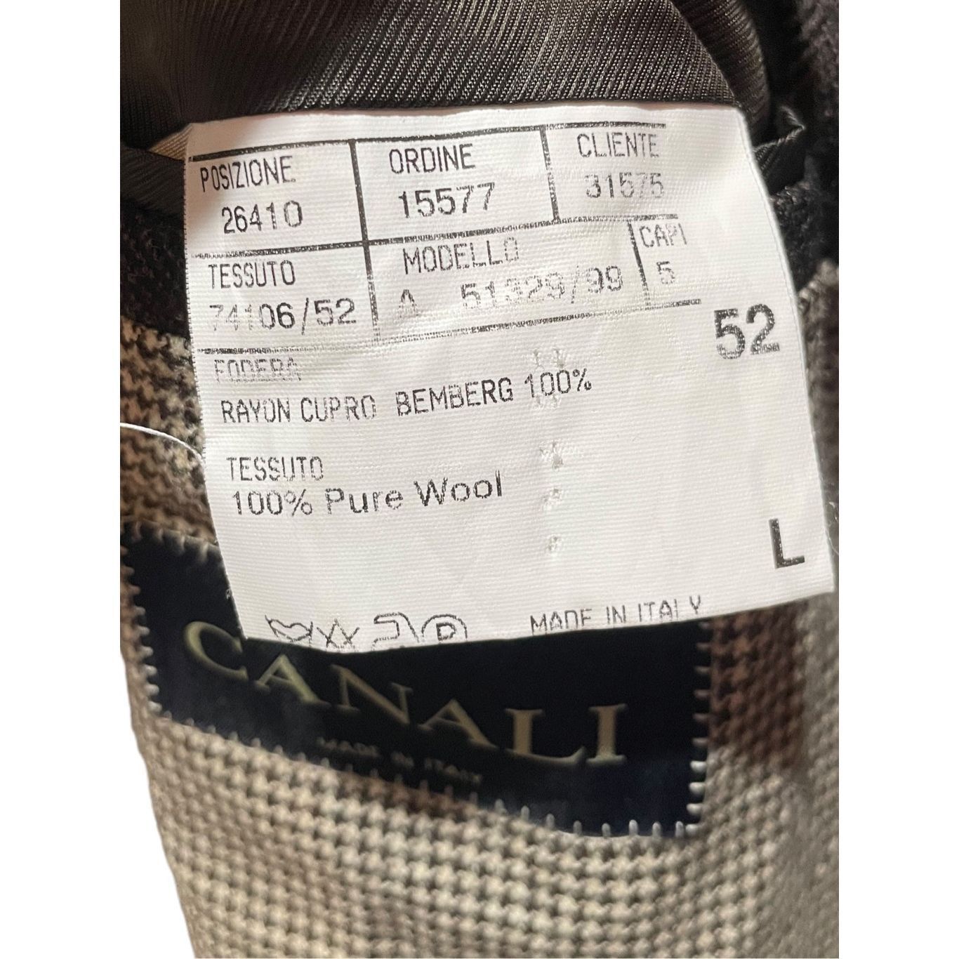 Saks Fifth Avenue SAKS FIFTH AVENUE CANALI Wool Winter Top Coat 100% Pure New Size US L / EU 52-54 / 3 - 3 Thumbnail