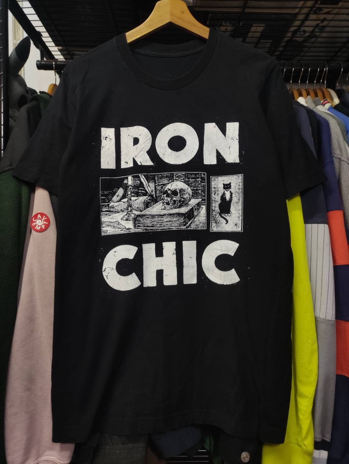 Band Tees Vtg Iron Chic Band " Cat&Skull " Bridge 9 Rec T-Shirt Size US L / EU 52-54 / 3 - 2 Thumbnail