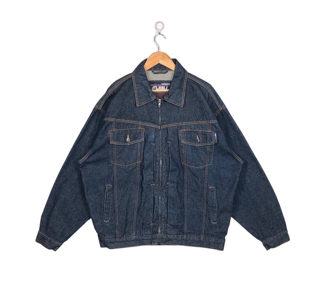 Fubu 2000s FUBU Denim Jacket Fubu Trucker Jacket Jeans Size US L / EU 52-54 / 3 - 1 Thumbnail