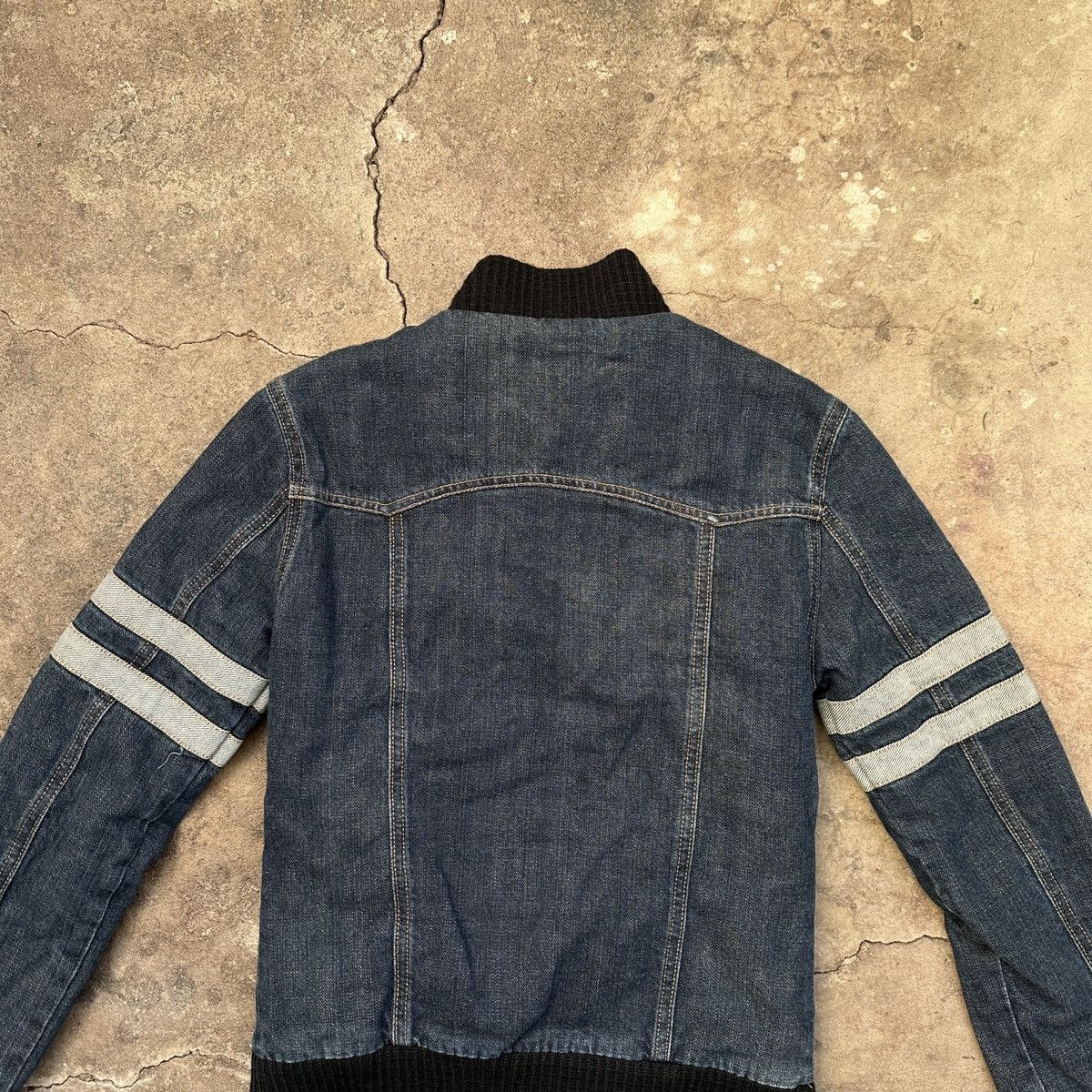 Vintage Vintage Y2K Gul-Bla Denim Zip Jacket Size M / US 6-8 / IT 42-44 - 4 Thumbnail