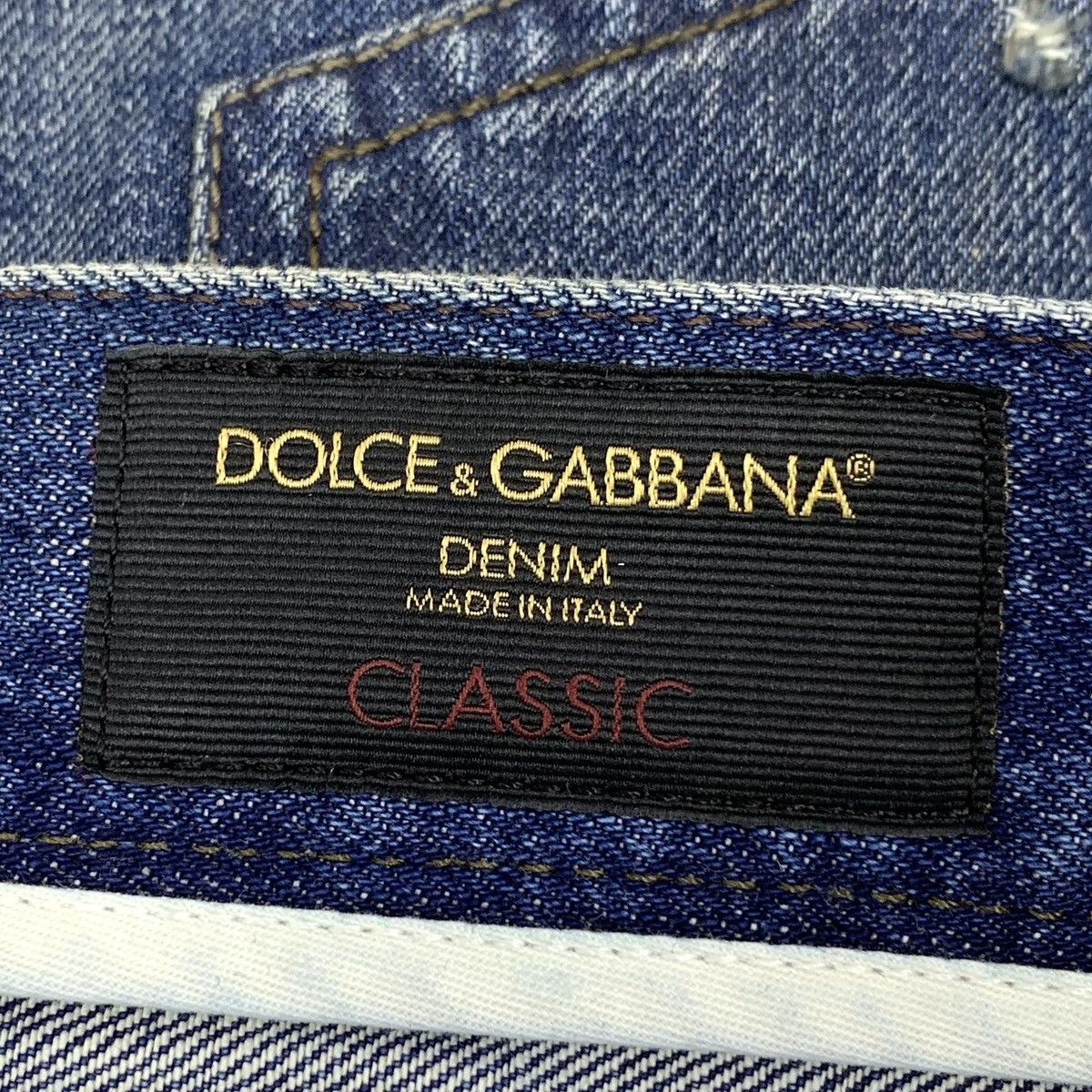 Dolce & Gabbana Dolce Gabbana Washed Distressed Cotton Denim Pants K26WX Size US 30 / EU 46 - 7 Thumbnail