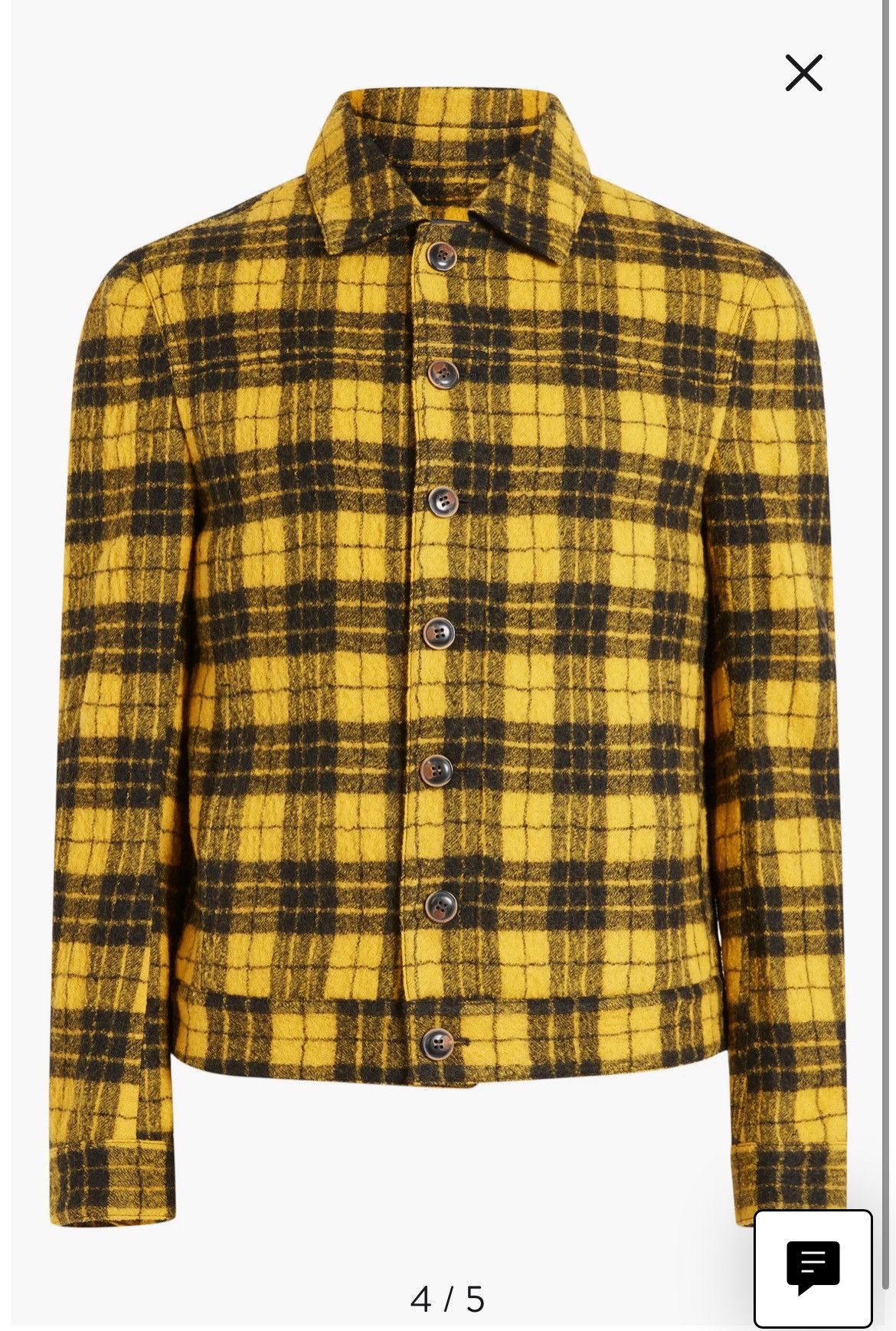 John Varvatos Searcy Plaid Blouson Wool Jacket. 50 Size US M / EU 48-50 / 2 - 9 Thumbnail