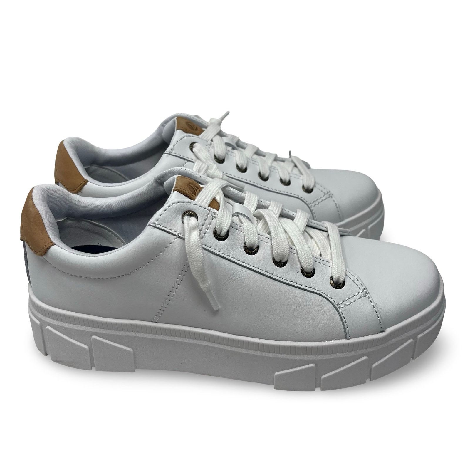 Sperry New Sperry Mens Winslow LACE to Toe Sneaker White Leather 5 Size US 5 / EU 37 - 1 Thumbnail