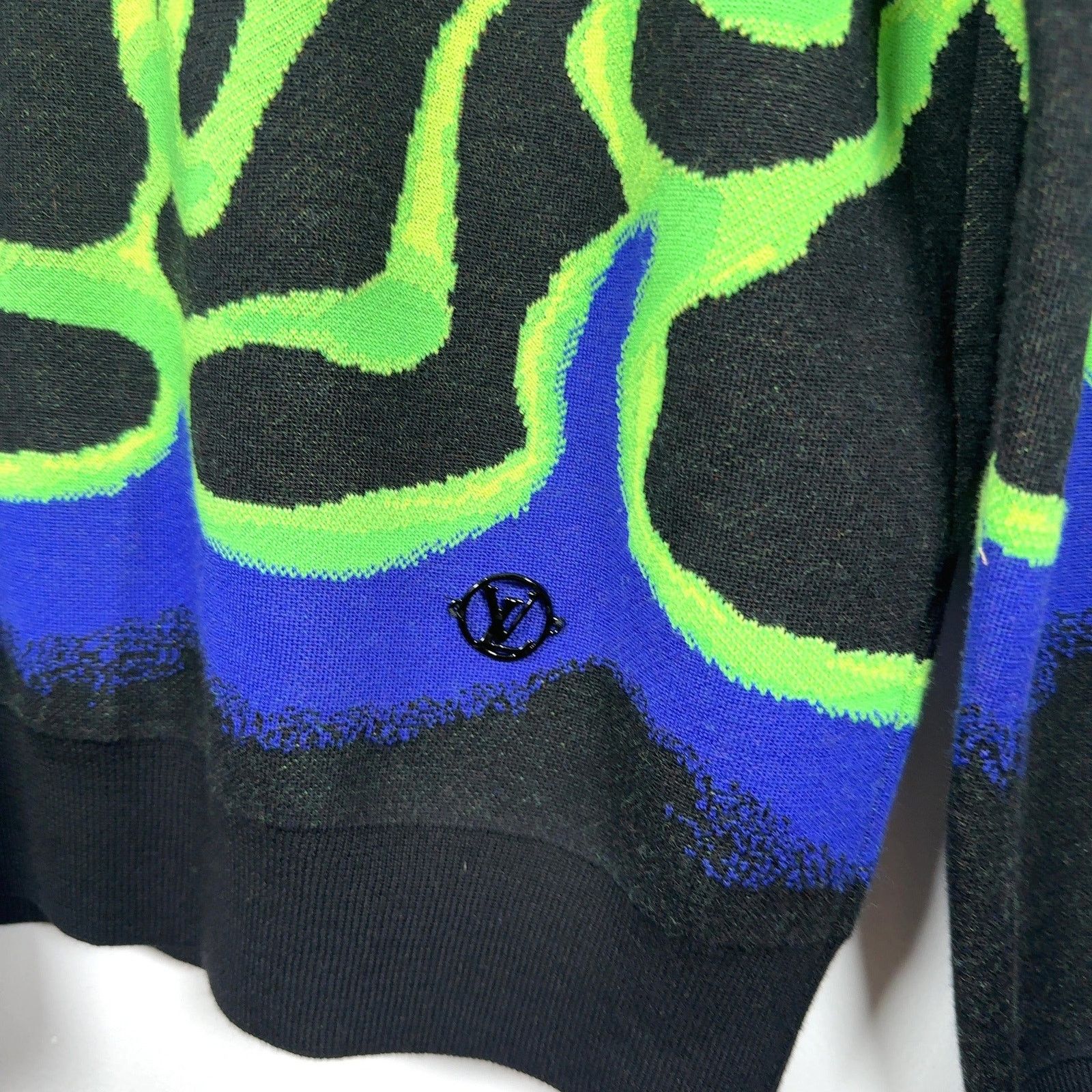 Louis Vuitton Louis Vuitton Intarisia Flame Jacquard Knit Sweater Size US M / EU 48-50 / 2 - 5 Thumbnail
