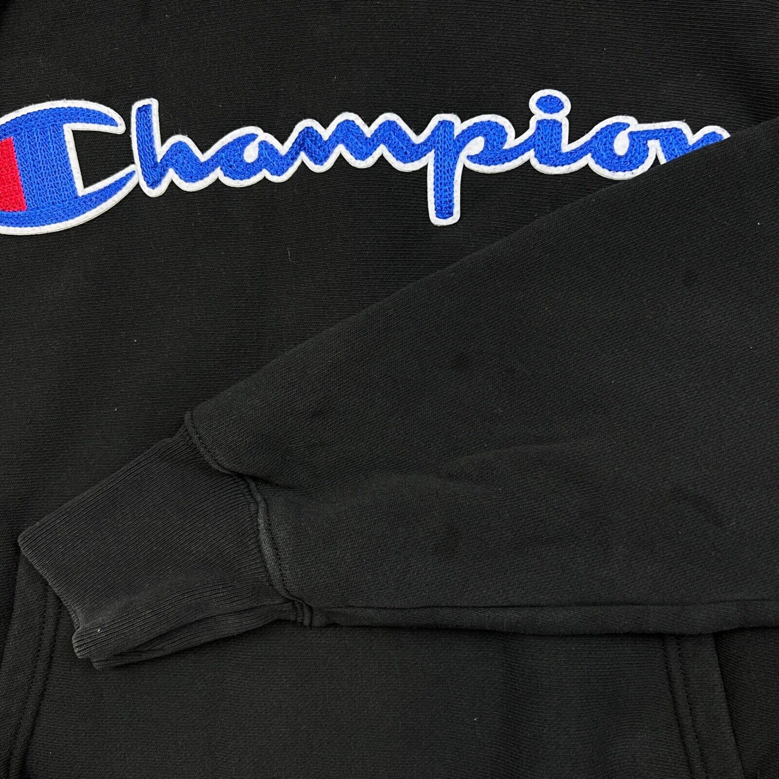 Champion × Vintage Champion Hoodie Small Reverse Weave Script Hooded Sweatshirt Size US S / EU 44-46 / 1 - 3 Thumbnail