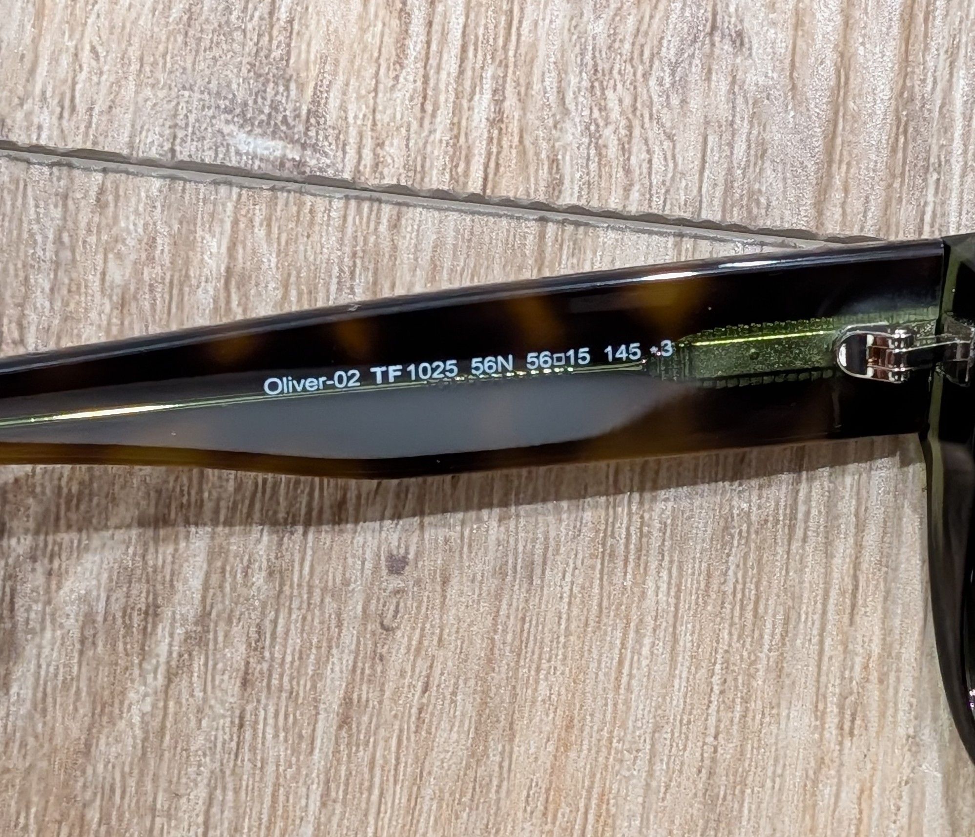 Tom Ford TOM FORD 56mm Square Sunglasses Havana Green Size ONE SIZE - 5 Thumbnail