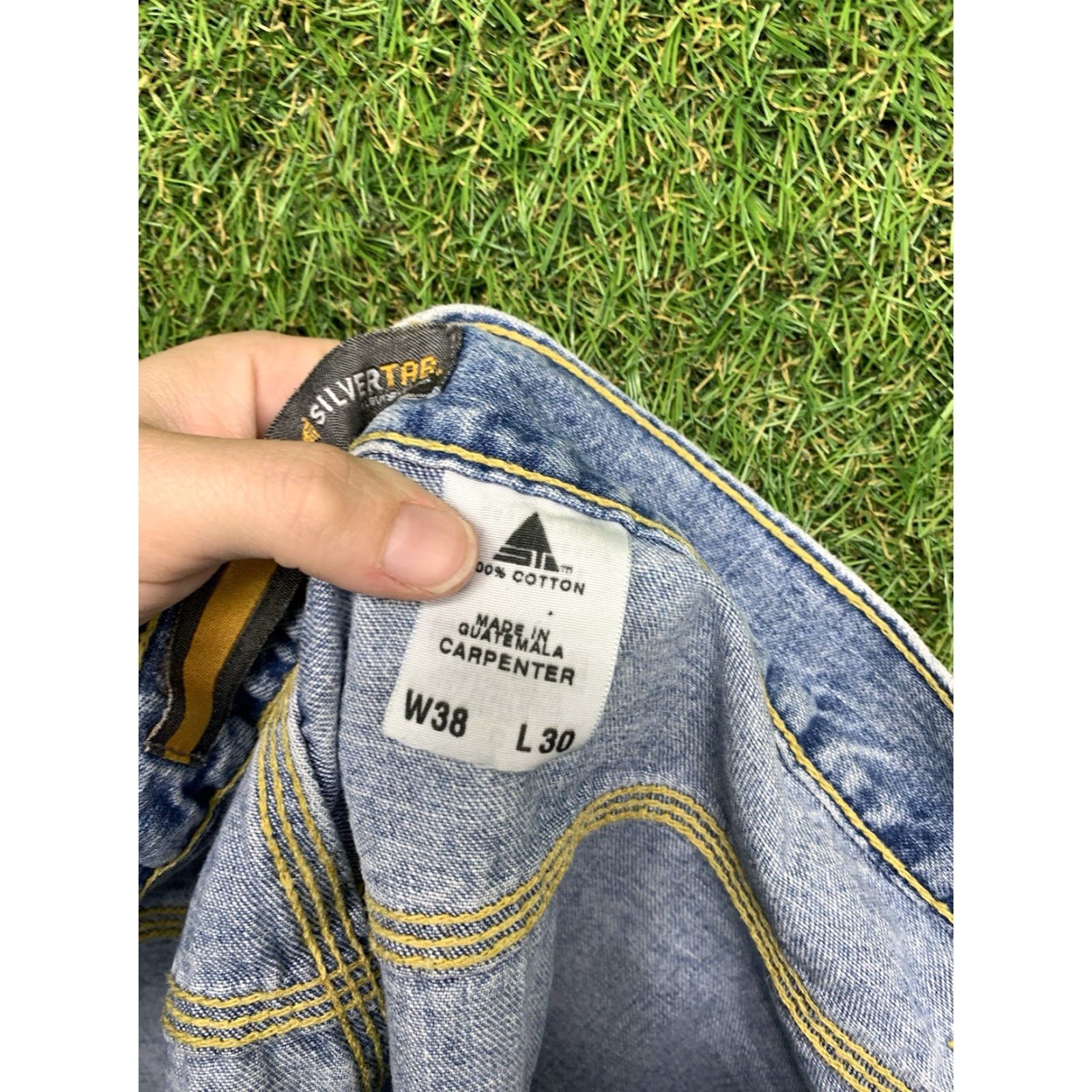 Vintage VINTAGE Levi's SilverTab Baggy Jeans - Men 38x30 Wide-Leg Skater Denim Blues 1990s Grunge USA Mens Size US 38 / EU 54 - 3 Thumbnail