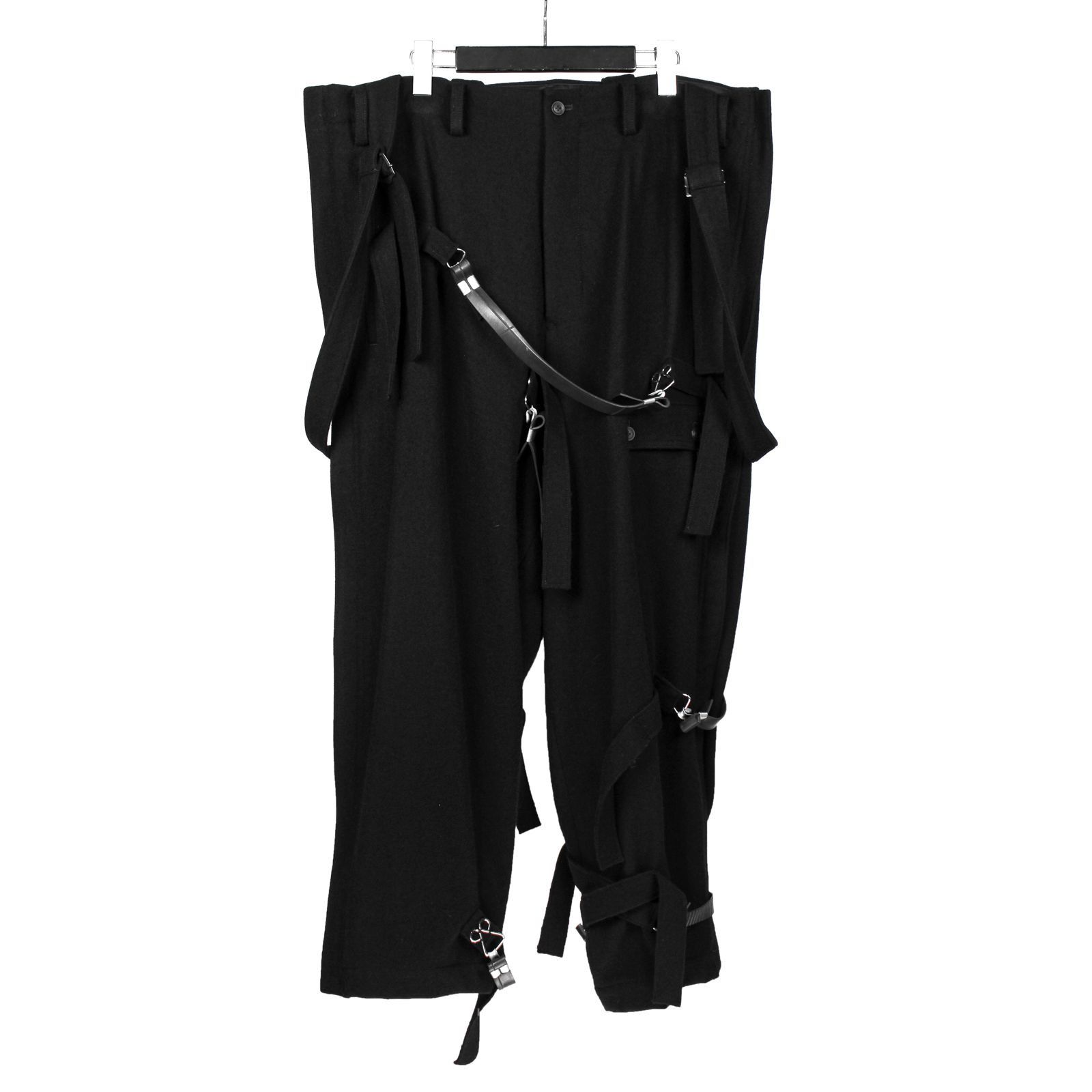 Yohji Yamamoto Yohji Yamamoto Pour Homme - Hook Belt Suspenders Pants Size US 32 / EU 48 - 1 Thumbnail