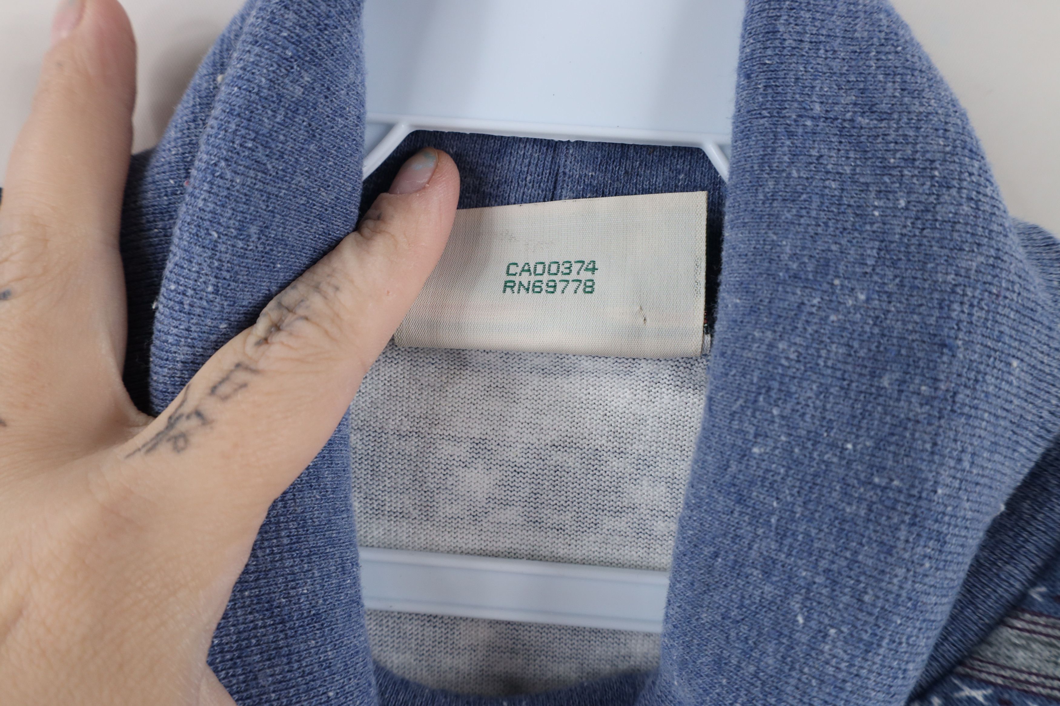 Vintage Vintage 90s Streetwear Snowflake Fair Turtleneck T-Shirt Size L / US 10 / IT 46 - 5 Thumbnail