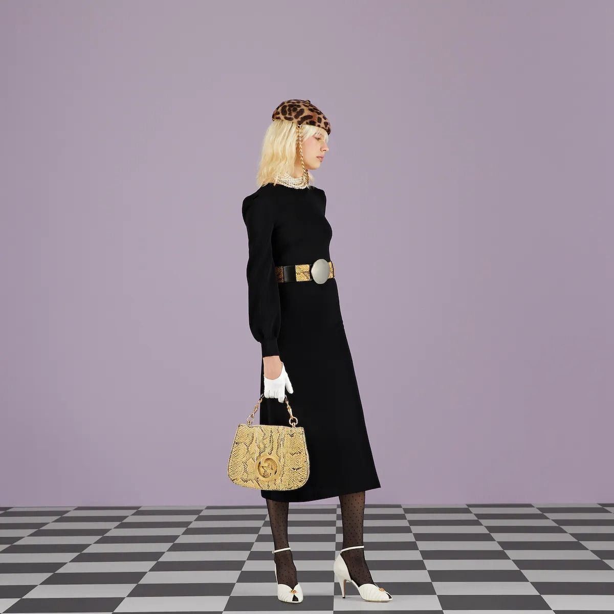 Gucci o1la5ras0526 Size: OS / Blondie Small Python Shoulder Bag Size ONE SIZE - 4 Thumbnail