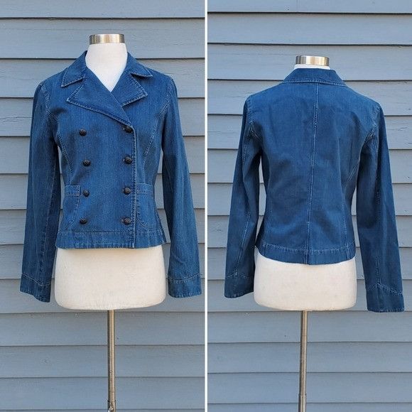 Ralph Lauren × Vintage Vintage 90s y2k Ralph Lauren Double Breasted Cropped Trench Size S / US 4 / IT 40 - 1 Thumbnail