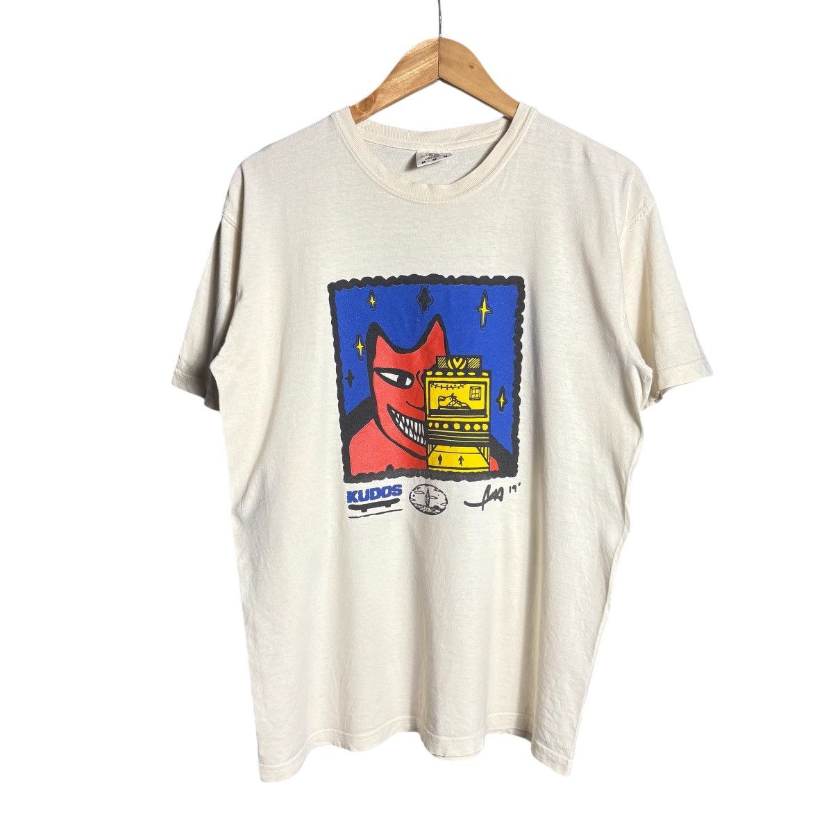 Vintage KUDOS Skateboards T-Shirt / Satan Size US L / EU 52-54 / 3 - 1 Thumbnail