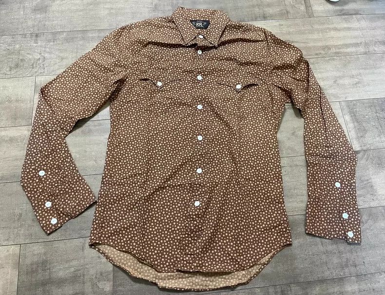 RRL Ralph Lauren RRL Ralph Lauren Exclusive Little Star Western Shirt Size US S / EU 44-46 / 1 - 2 Thumbnail
