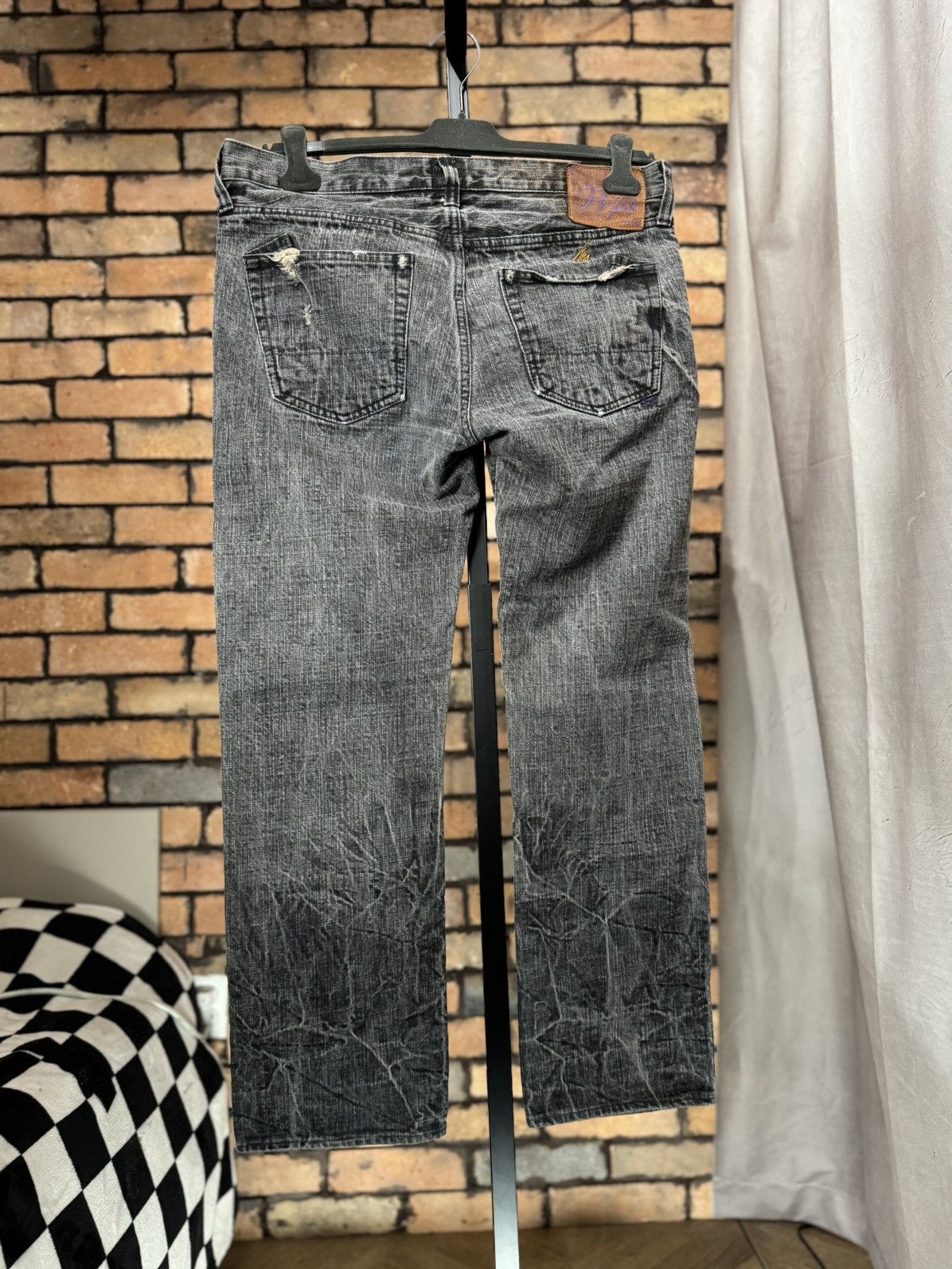 Prps $482 OG PRPS JAPAN DISTRESSED JEANS DENIM SLIM DISTRESSED Size US 34 / EU 50 - 2 Thumbnail