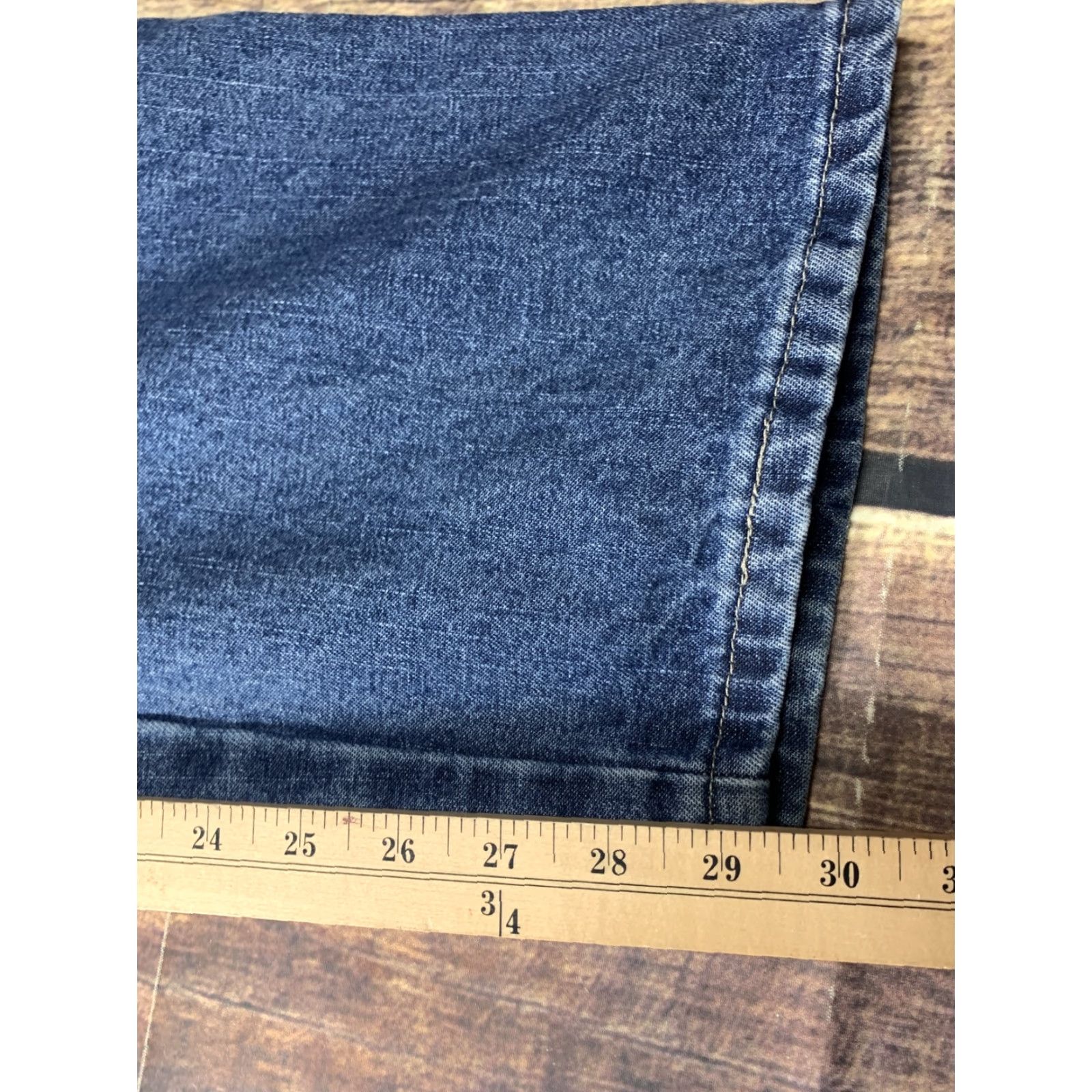 Wrangler VINTAGE Wrangler Carpenter Jeans Men 42x30 Work Pants Wrangler Denim Blue 40 30 Belt Loops Pockets Regular Rise Mid 10-12 In Mens Size US 42 / EU 58 - 3 Thumbnail
