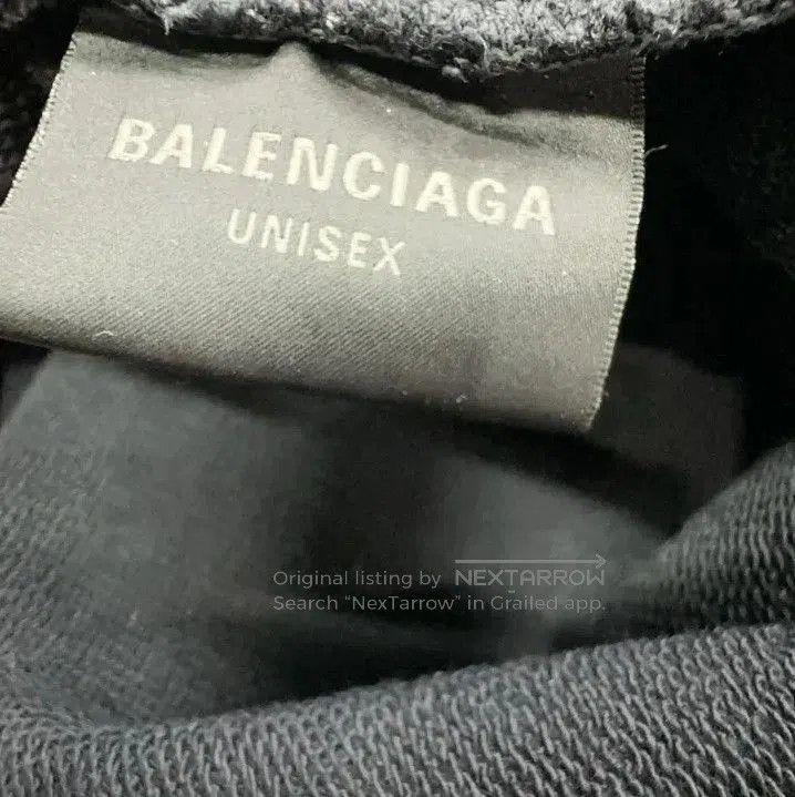 Balenciaga Balenciaga Black Printed Wide-Leg Casual Pants. Size US 26 / EU 42 - 3 Thumbnail