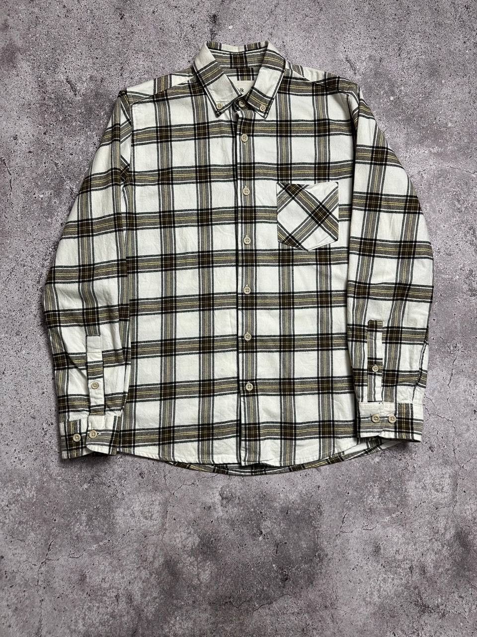 Folk Folk Clothing Shirt Mens Brown Ecru Denver Size 2 Size US M / EU 48-50 / 2 - 1 Thumbnail