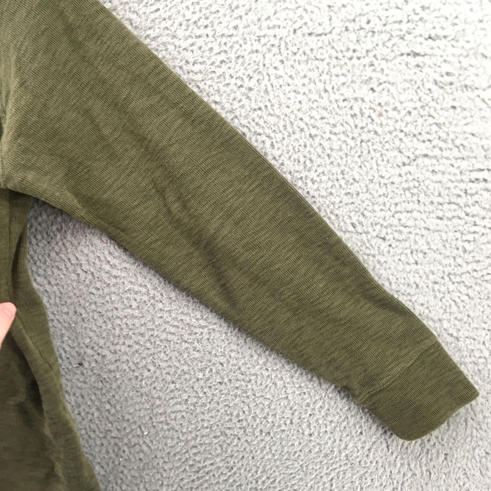 Banana Republic Banana Republic Raglan Sleeve Tee Tshirt Mens M Green Long Sleeve Cotton Blend Size US M / EU 48-50 / 2 - 6 Thumbnail
