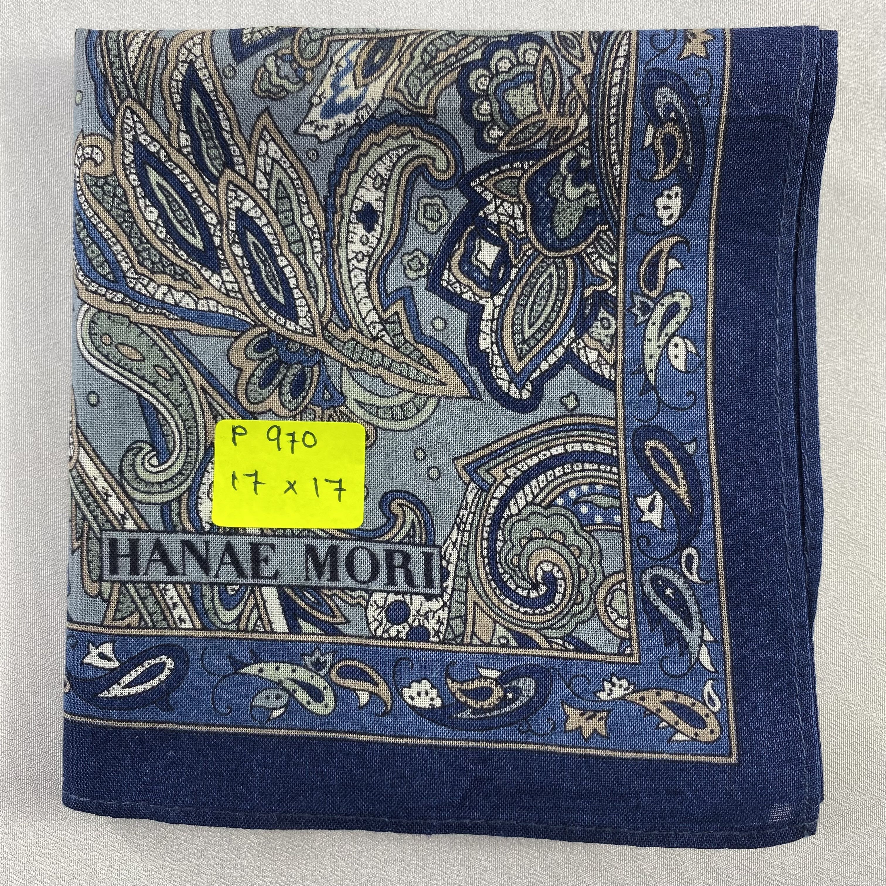 Hanae Mori × Vintage Hanae Mori Bandana/ Handkerchief / Neckerchief-P970 Size ONE SIZE - 5 Thumbnail