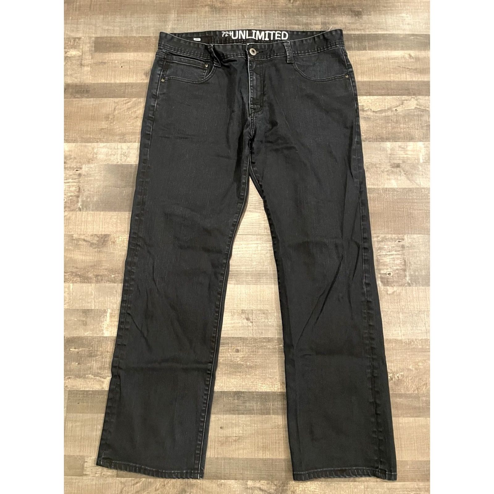 Ecko Unltd. Ecko Unltd Jeans Mens 40x34 Dark Blue Denim Slim Straight Hip Hop 90s City Brand: Ecko Unltd. 40 Inseam 5-Pocket Logo VINTAGE? Size US 40 / EU 56 - 4 Thumbnail