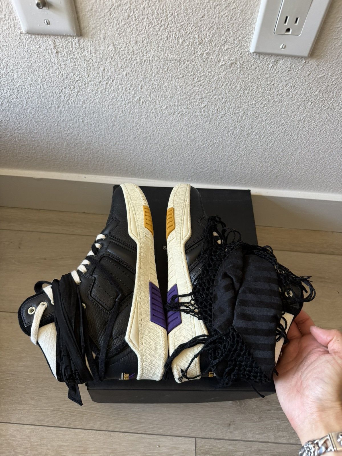 Saint Laurent Paris $2K Cure 05 Smith Hightop Sneakers 42 Size US 9 / EU 42 - 5 Thumbnail