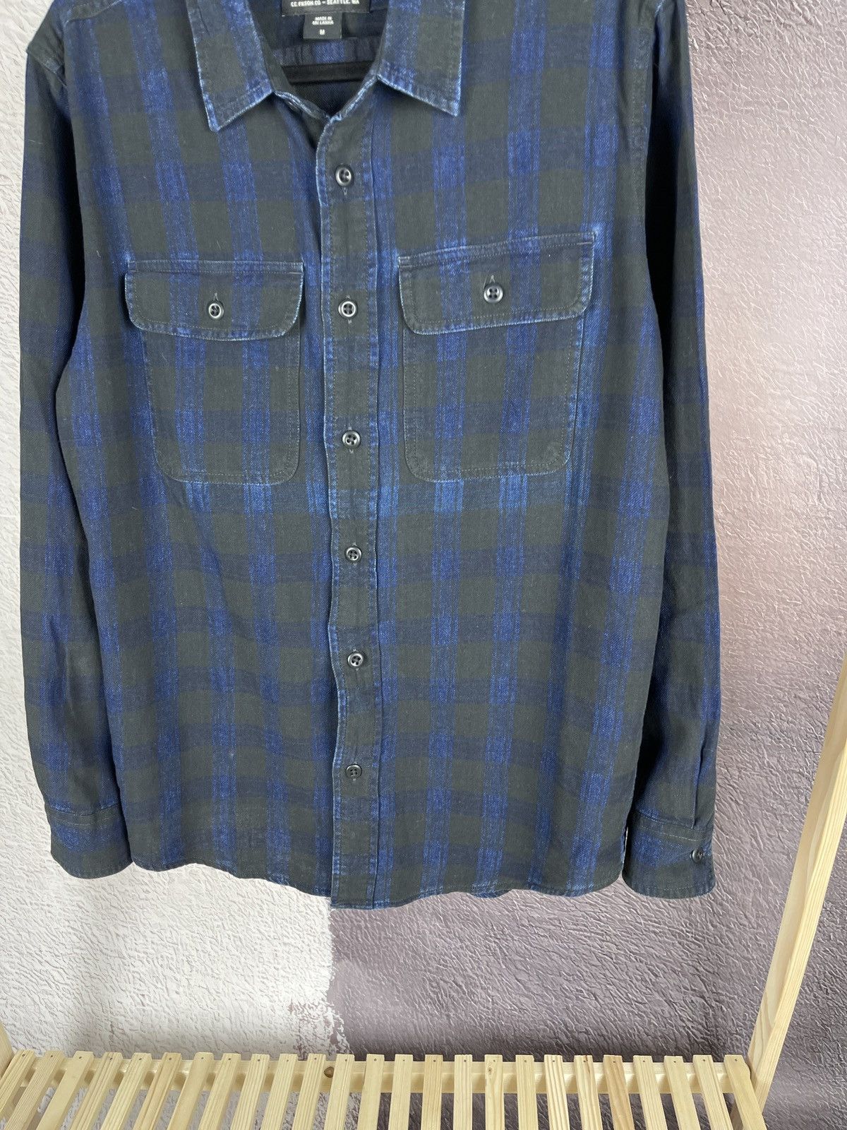 Filson Filson Indigo blue checkered flannel long sleeve shirt Size US M / EU 48-50 / 2 - 6 Thumbnail