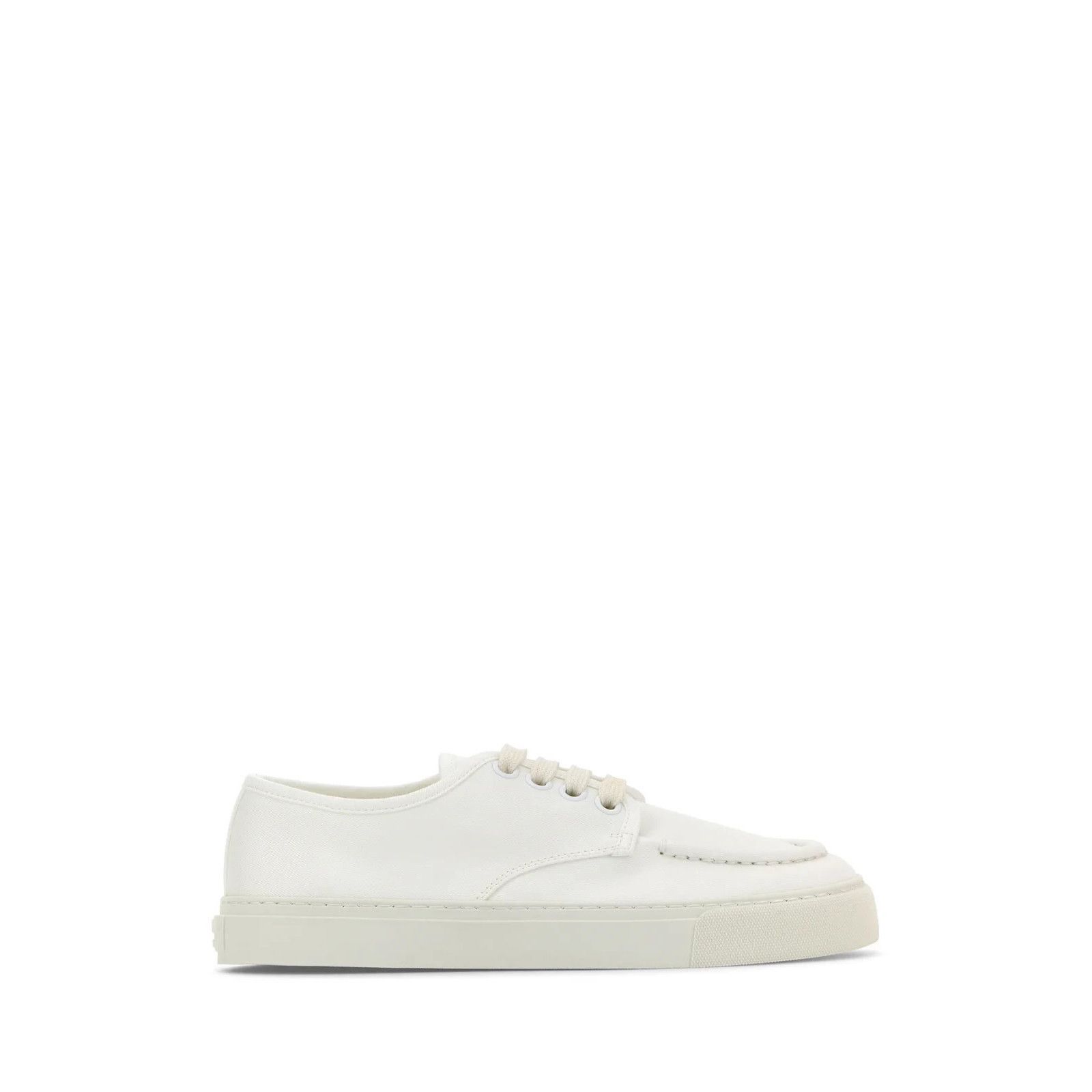 PRADA White Canvas Sneakers New And Authentic (Men's size:9;