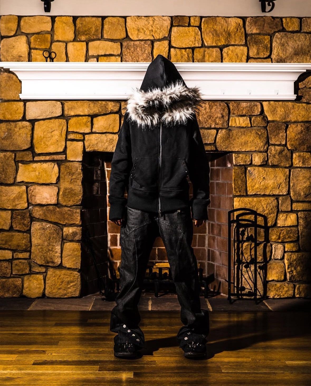 Japanese Brand Corrupt Kid Waxed Flared Denim Size US 32 / EU 48 - 6 Thumbnail
