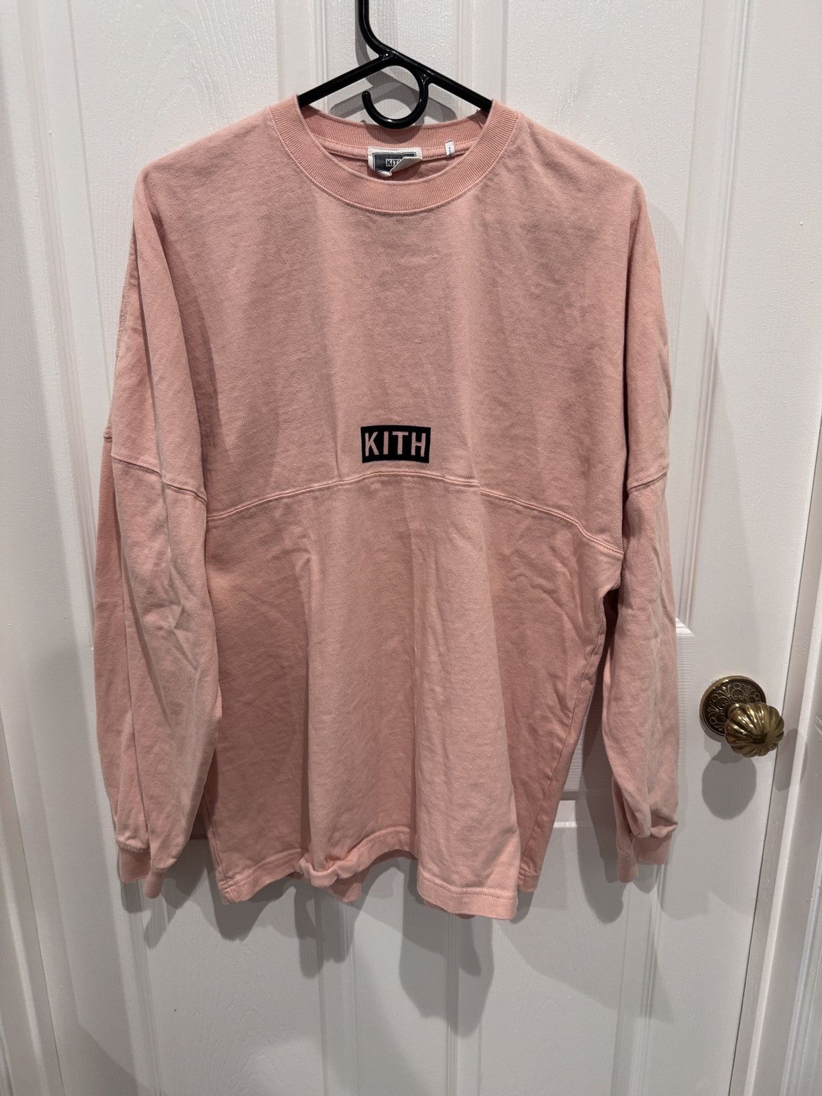 Kith Kith Track Paneled Pink LS Shirt Tee Size L (fits L-XL) Size US L / EU 52-54 / 3 - 1 Thumbnail