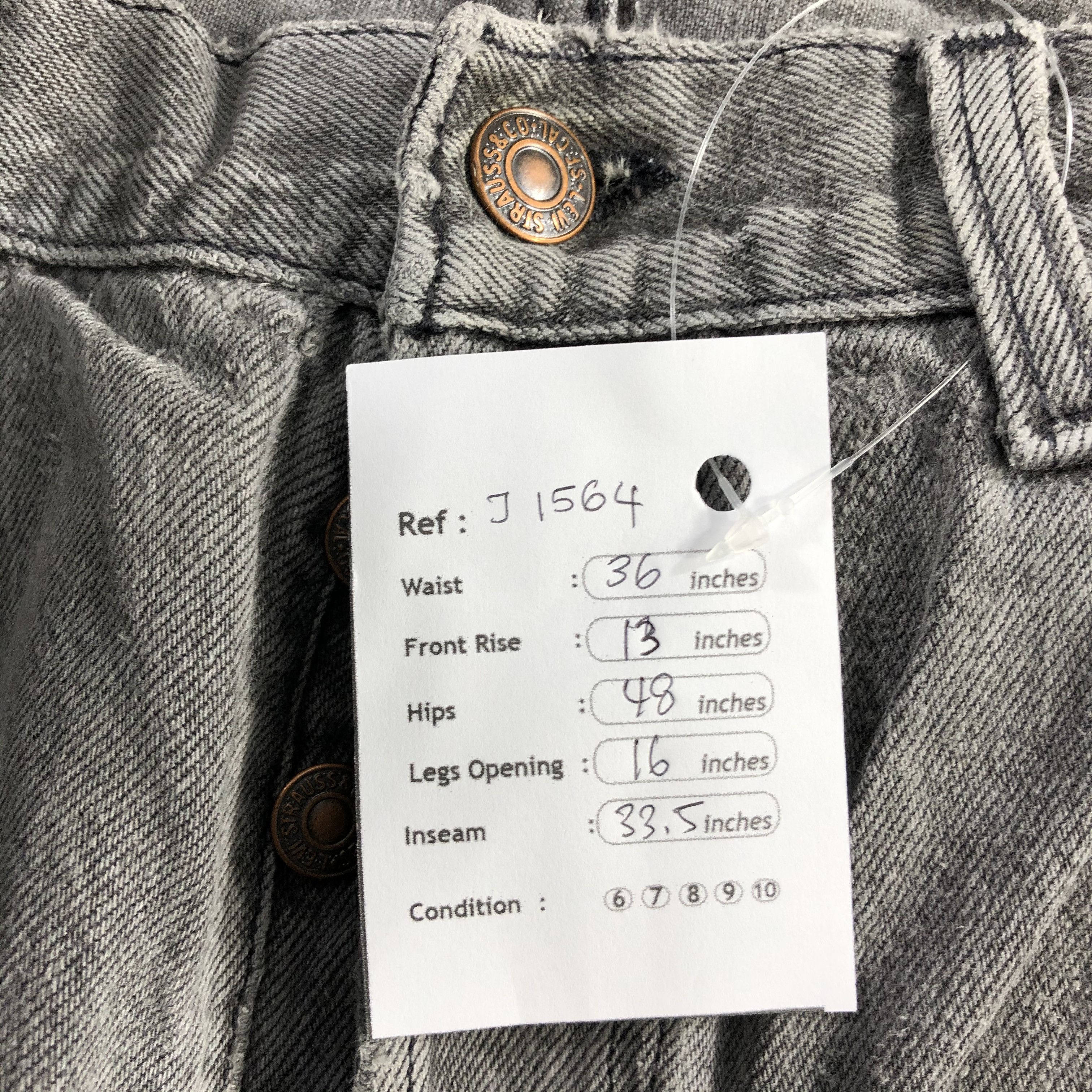 Levi's Vintage 90s Levis 501 Earth Tone Jeans-J1564 Size US 36 / EU 52 - 14 Thumbnail