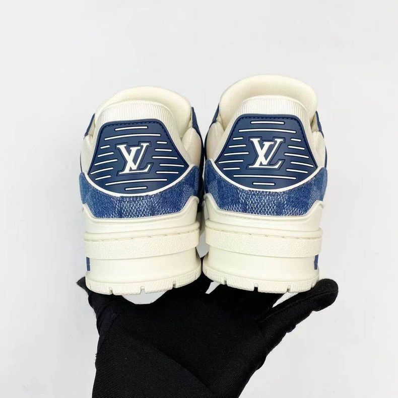 Louis Vuitton Louis Vuitton 24ss Trainer Denim Board Shoes Size US 4 / IT 34 - 5 Thumbnail