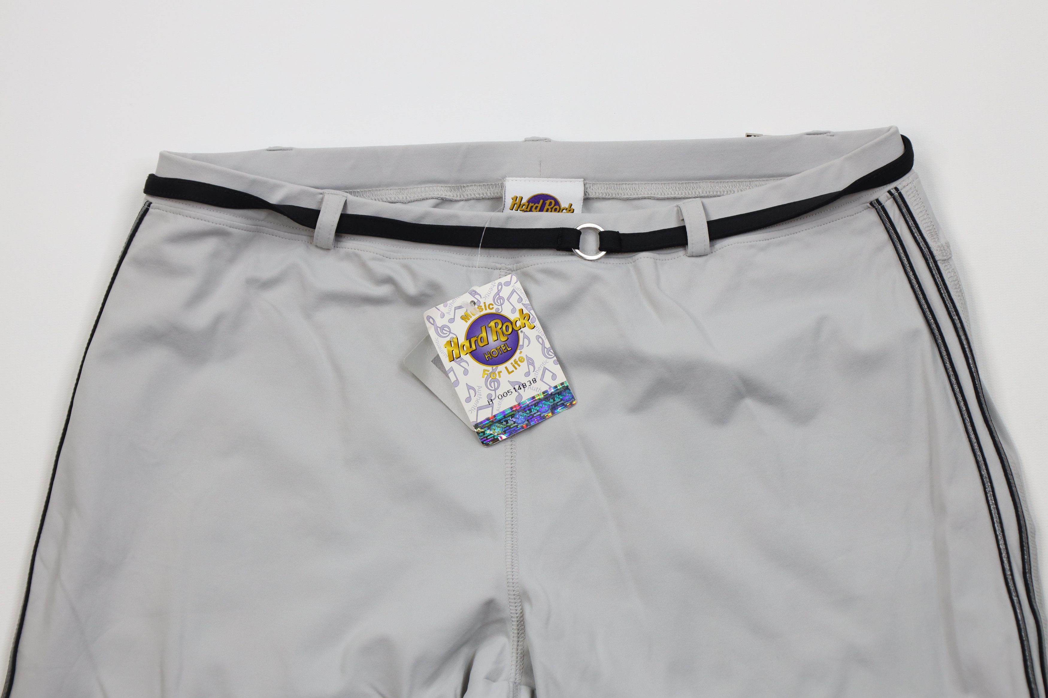 Hard Rock Cafe Deadstock Vtg Y2K Hard Rock Cafe Cropped Wide Leg Pants Size 29" - 2 Thumbnail