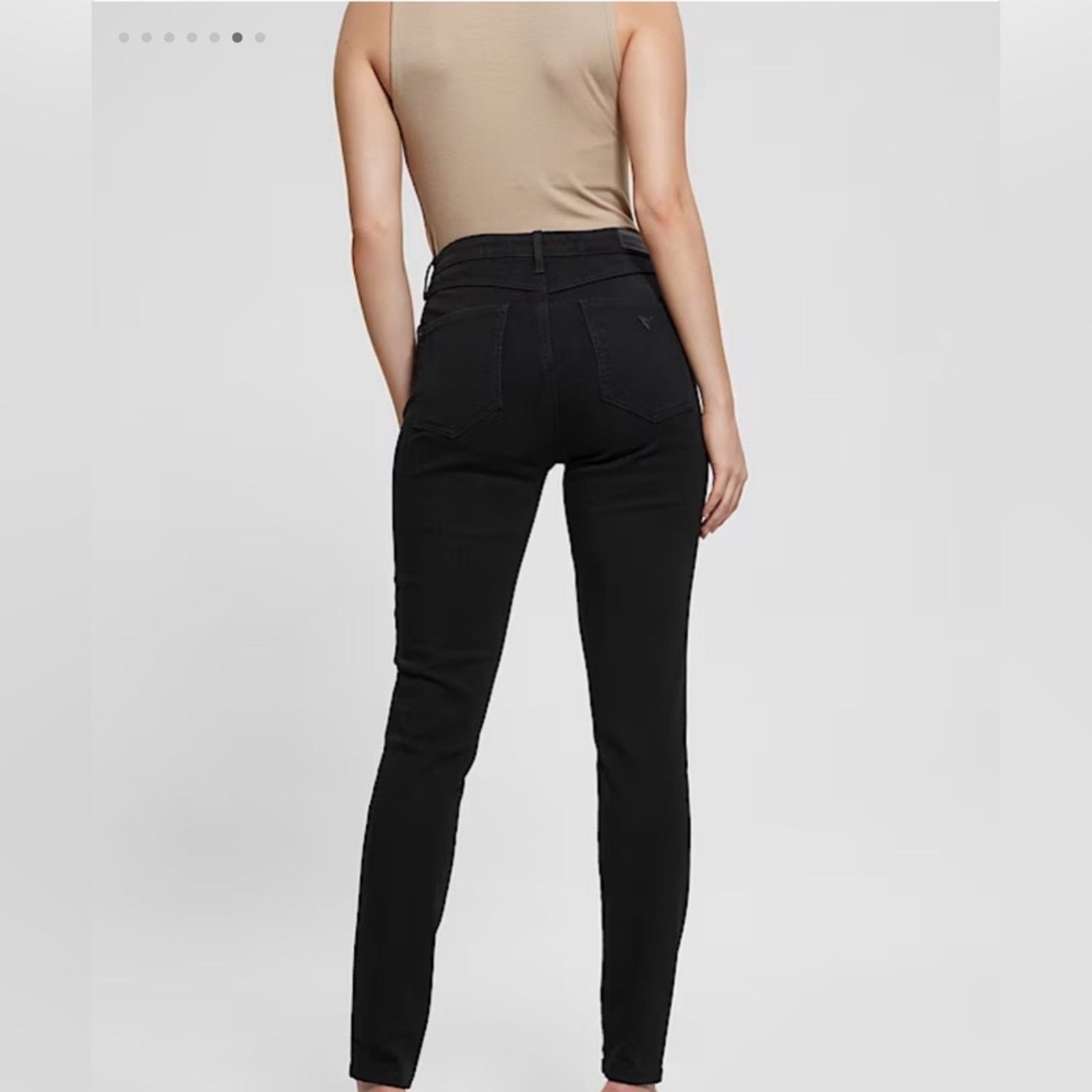 Guess New Guess Y2K Classic Black Skinny Jeans size 24 Size 24" / US 00 / IT 34 - 6 Thumbnail