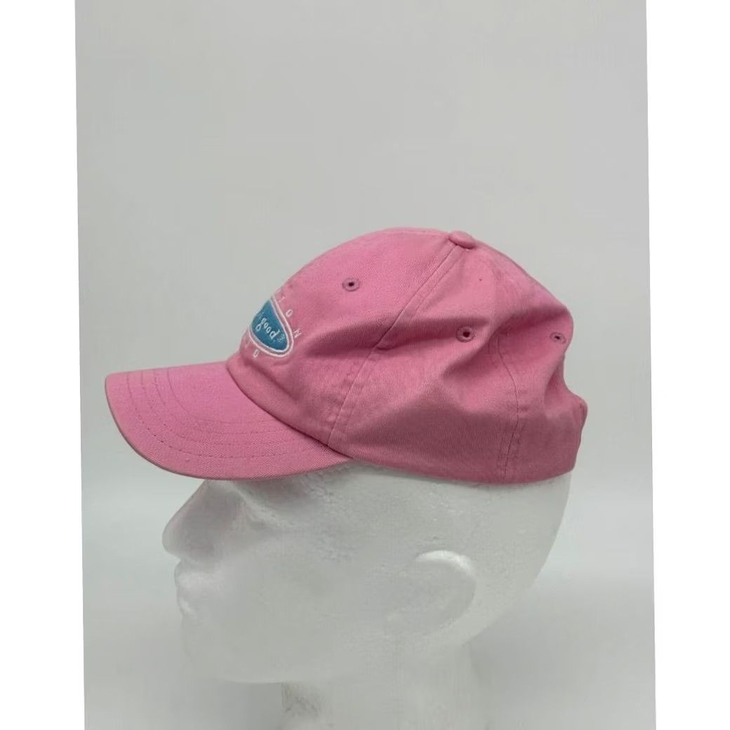 Life is Good Life is Good Hats Unisex Adult OSFA Pink Embroidered Strapback Baseball Cap NEW Size ONE SIZE - 3 Thumbnail