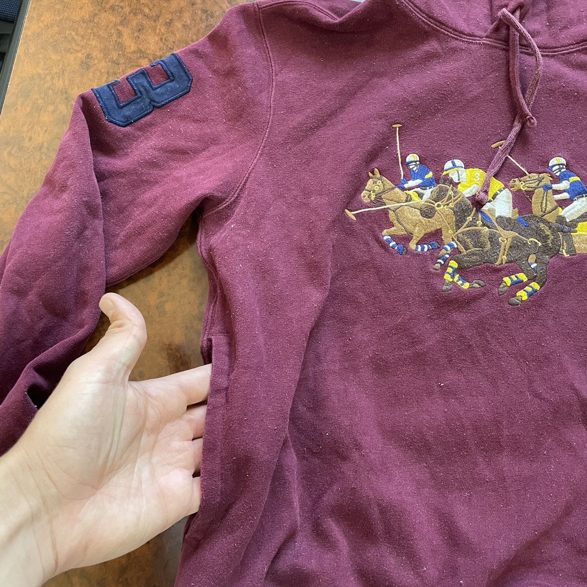 USA 🇺🇸 horseman prl old POLO Ralph LAUREN CHIEF rrl hoodie