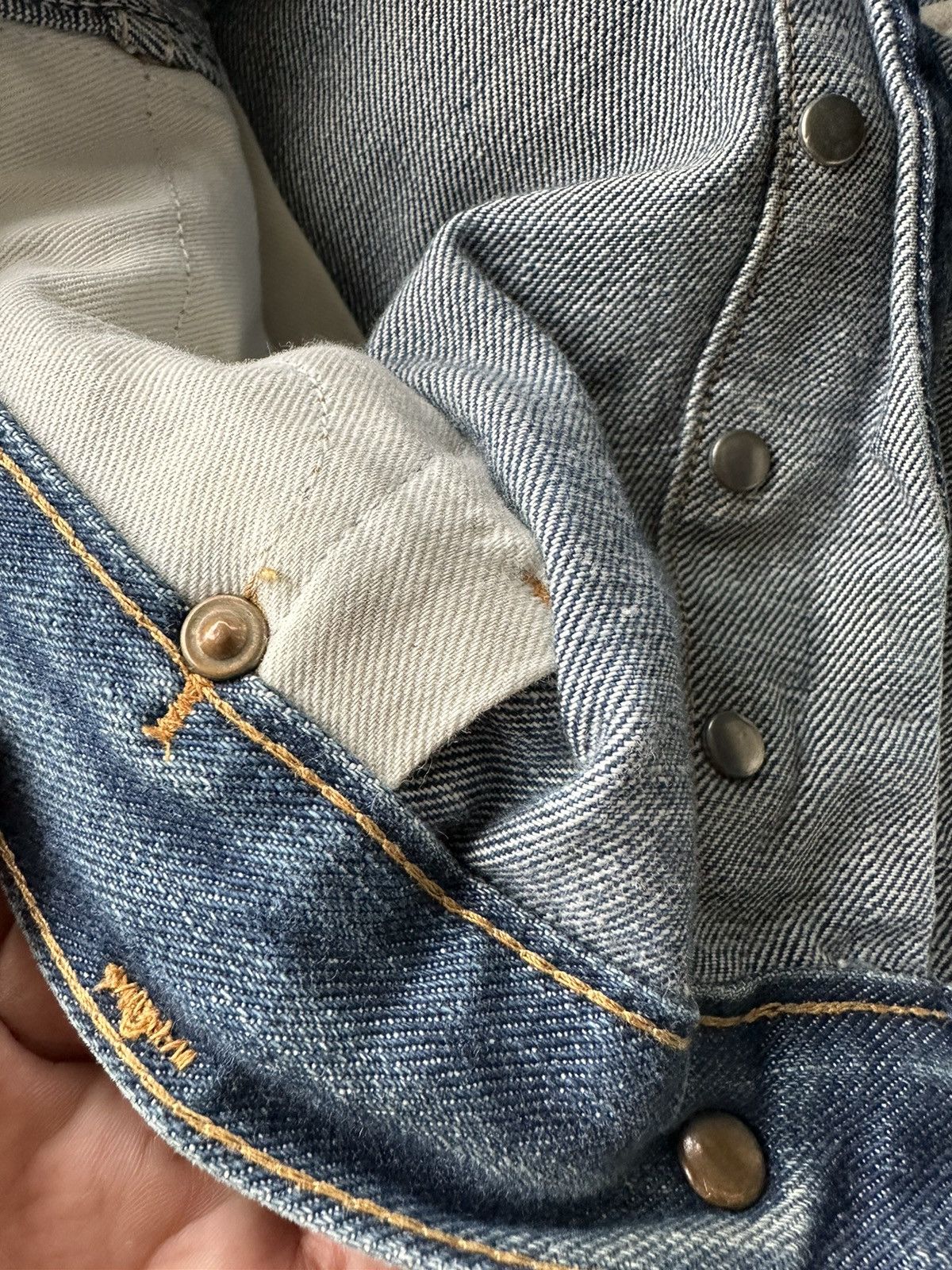 Denime Sale 🔥 Vintage Denime Japan Custom Made 90s Denim D240 Size US 32 / EU 48 - 15 Thumbnail