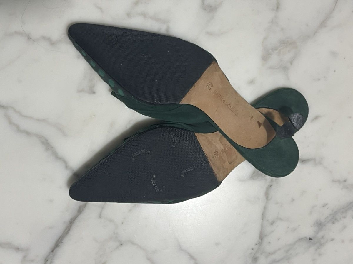 Manolo Blahnik × Vintage Vintage velvet Monolo Blahnik Size US 8 / IT 38 - 2 Thumbnail