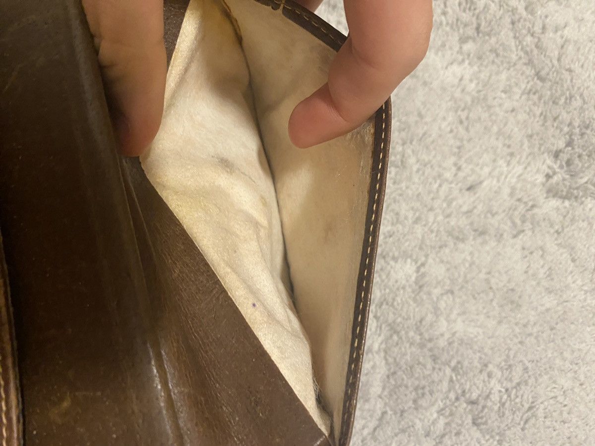 Gucci Gucci Brown Leather Vintage Wallet/Coin Purse-Large Size 30 - 11 Thumbnail