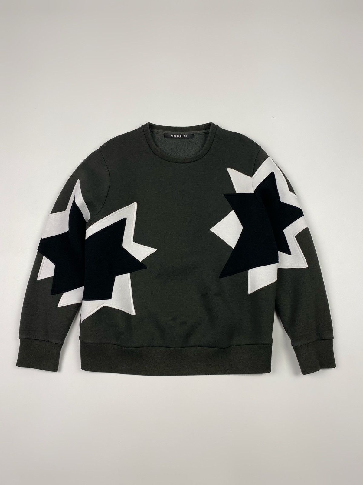 Neil Barrett Neil Barrett Patchwork Star Sweatshirt Size US XS / EU 42 / 0 - 1 Thumbnail