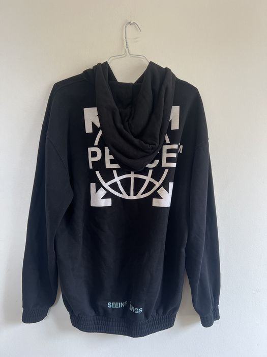 Off white sale peace hoodie