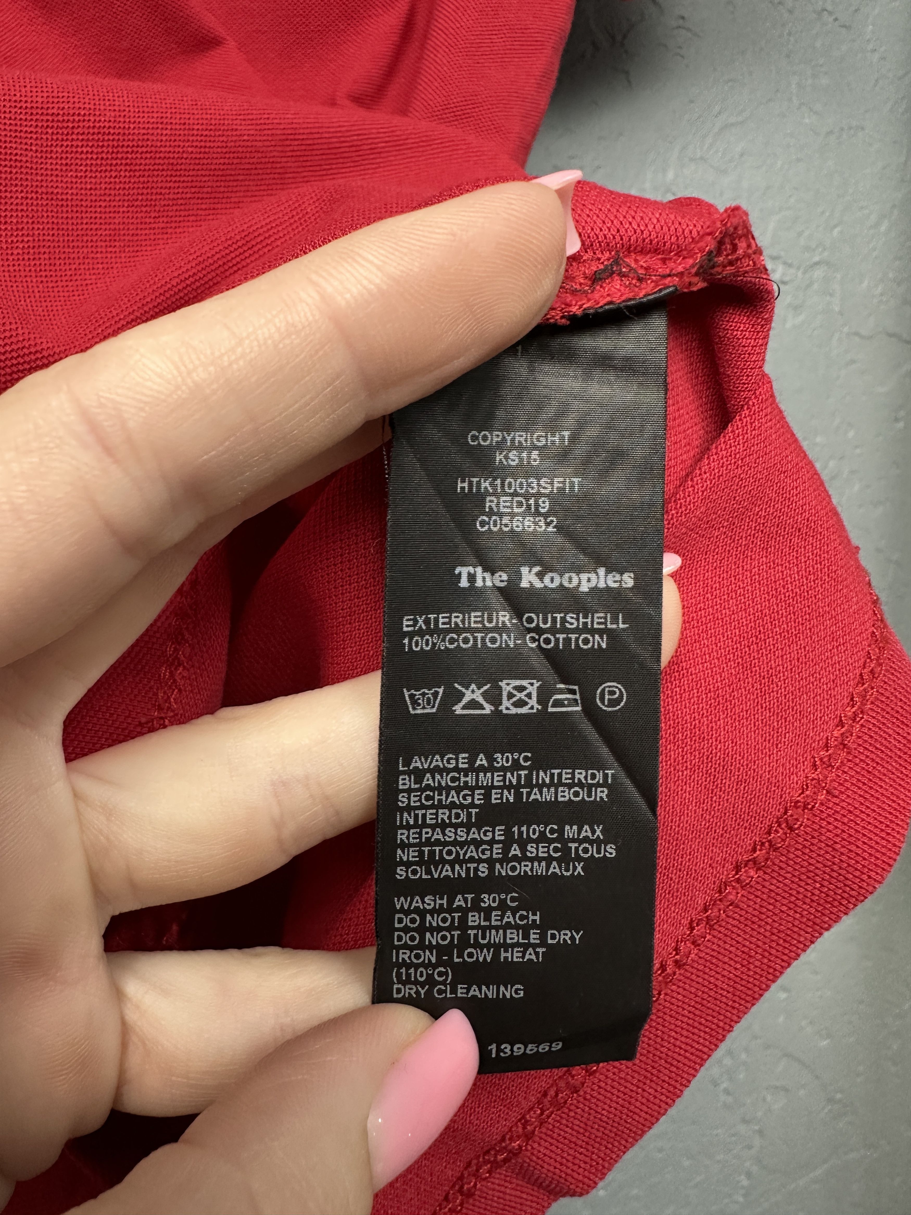 The Kooples The Kooples Sport Mens Henley T-Shirt Size US S / EU 44-46 / 1 - 5 Thumbnail