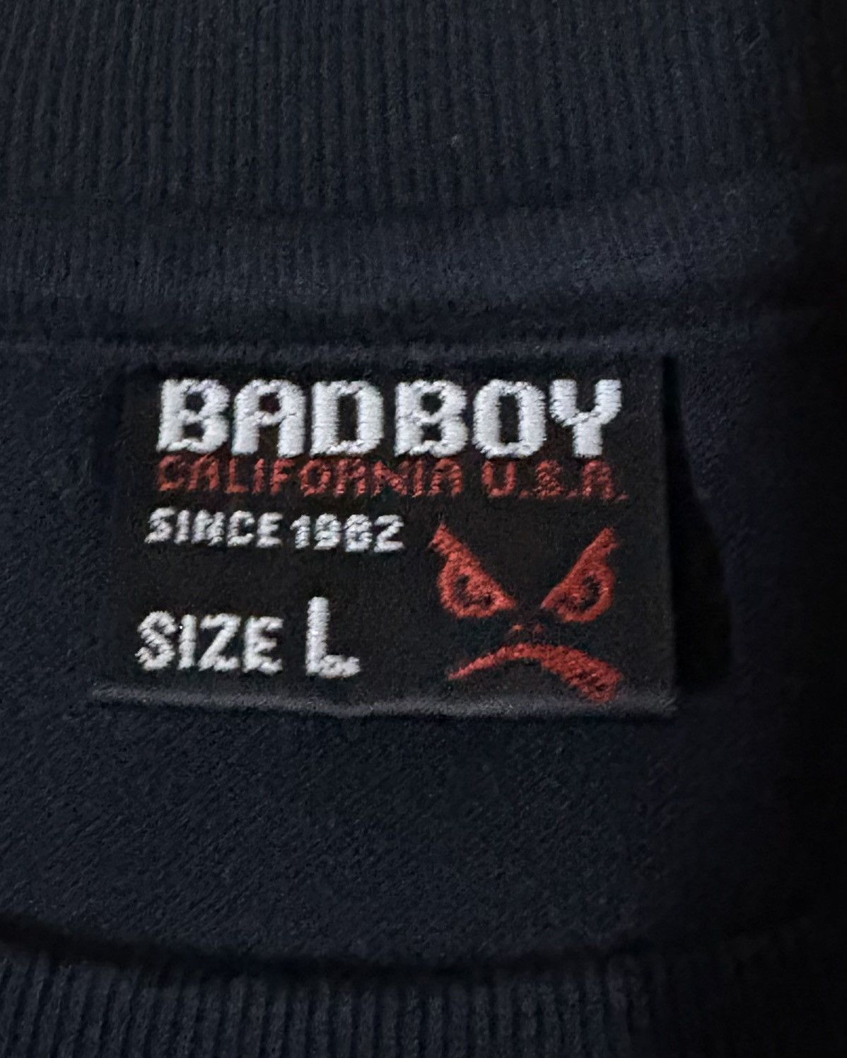 Vintage BAD BOY Poem Design Style T-Shirt Size US L / EU 52-54 / 3 - 5 Thumbnail