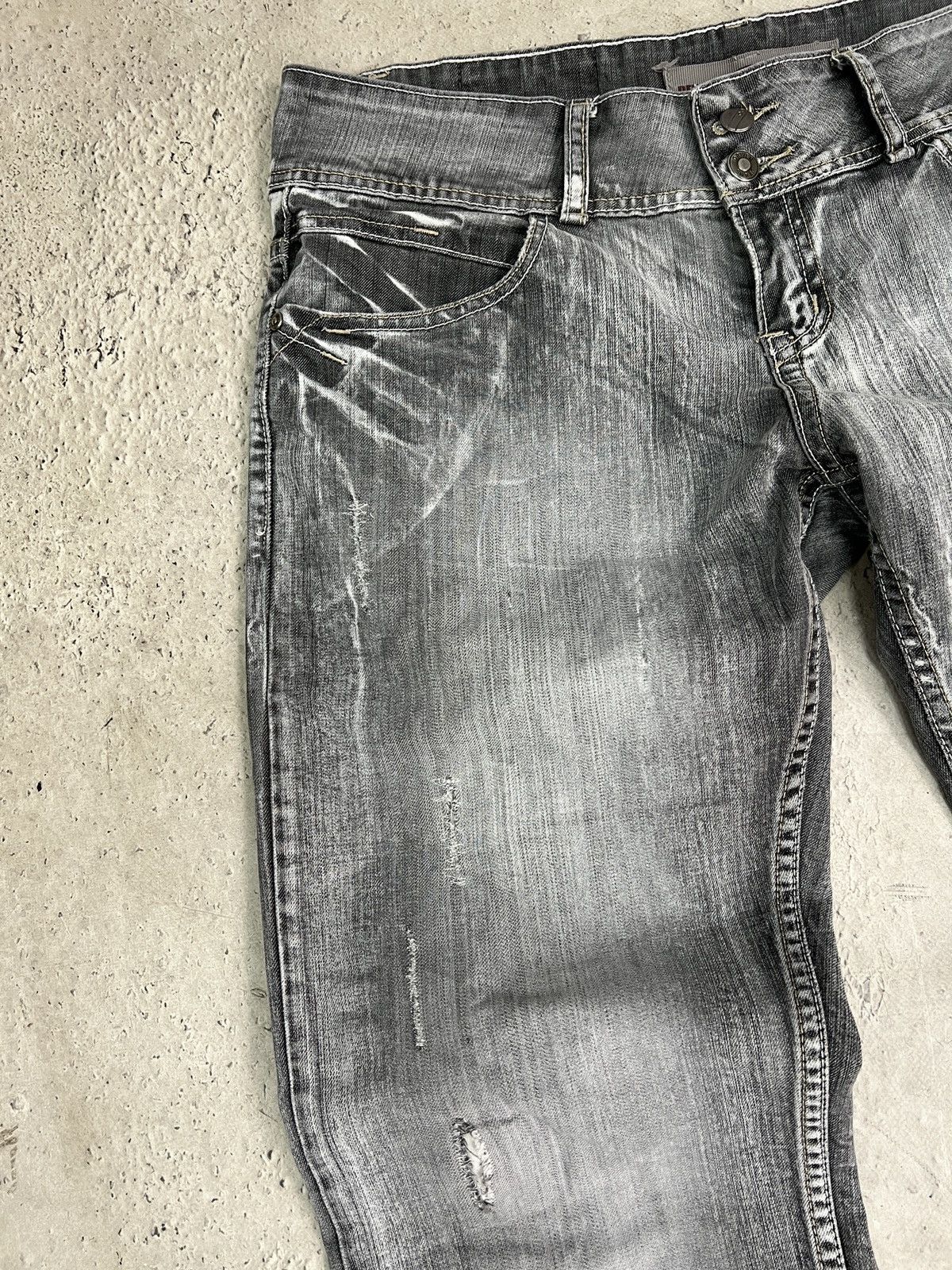 Junya Watanabe Vintage washed flared flared jeans junya watanbe style y2k Size US 34 / EU 50 - 3 Thumbnail