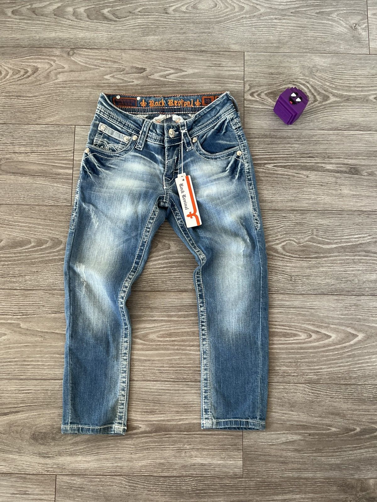 Rock Revival ‼️New Rock Revival Made in USA RRP:210€ Selvage Jeans Size US 28 / EU 44 - 2 Thumbnail