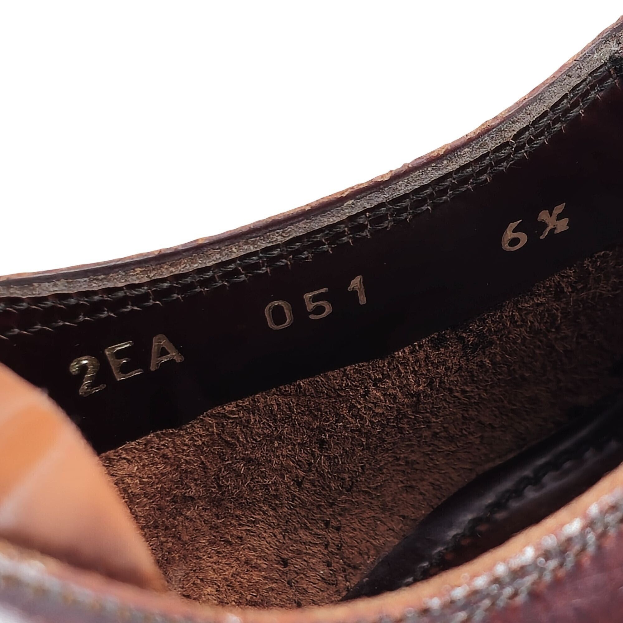 Prada Prada Italy Mens 7.5 Distressed Brown Leather Wingtip Derby Size US 7.5 / EU 40-41 - 8 Thumbnail