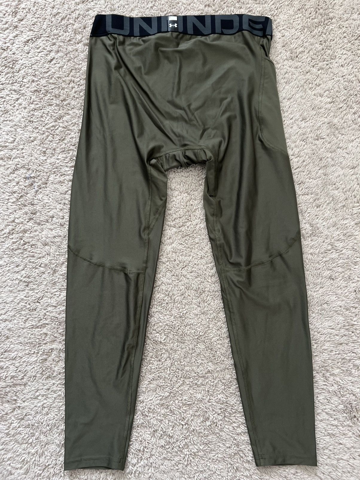 Under Armour Under Armour Heatgear Armour Leggings OD Green Size US 34 / EU 50 - 8 Thumbnail