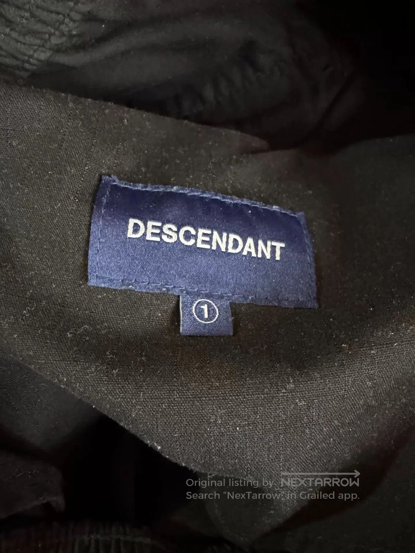 Descendant black descendant cargo pants with elastic waist. Size US 30 / EU 46 - 3 Thumbnail